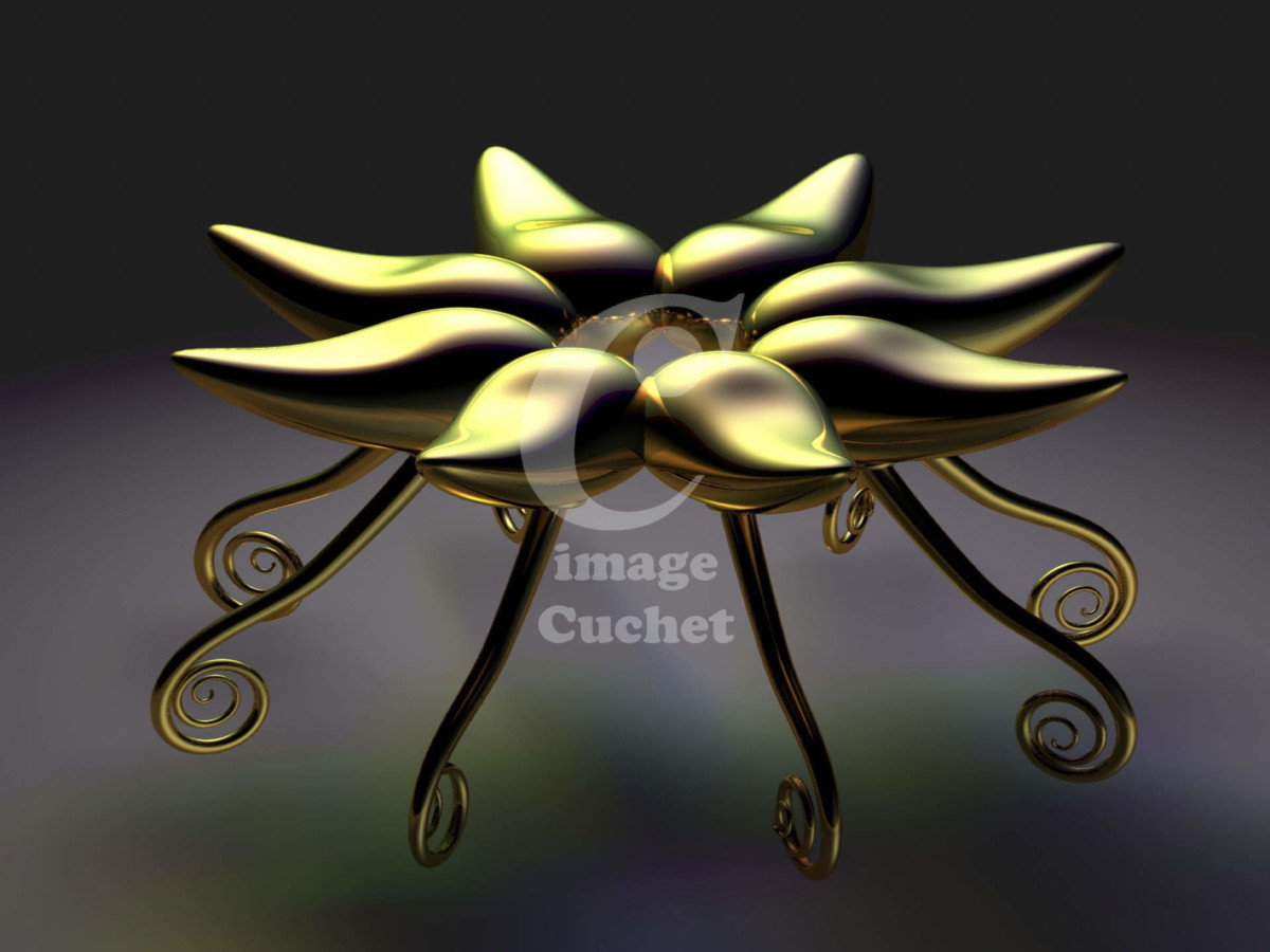 Objet > porte-plat Mathilde pour Skydim3D